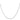 14K White Gold 24" Light Baby Rope Chain with Spring Ring Clasp - Image 2