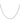 14K White Gold Diamond-Cut Spiga Chain with Lobster Clasp - 14 Inch - Image 2