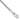 14K White Gold 6 inch 1.7mm Diamond-cut Spiga with Lobster Clasp Chain - Image 1