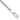 14K White Gold Diamond-Cut Spiga Bracelet with Lobster Clasp, 7 inches - Image 1