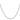 14K White Gold 24" Round Open Link Cable Chain for Effortless Layering - Image 2