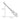 14K White Gold 10 inch .95mm D/C Cable Chain Anklet - Image 1