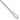 14K White Gold 10 inch 1.45mm D/C Cable Chain Anklet - Image 1