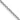 14K White Gold 14 inch 1.45mm D/C Cable Chain - Image 5