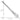 14K White Gold D/C Cable Chain Anklet - 10 Inch Stylish Accessory - Image 2