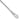14K White Gold D/C Cable Chain Anklet - 10 Inch Stylish Accessory - Image 1