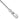 14K White Gold Diamond-Cut Spiga Bracelet with Lobster Clasp - 7 Inch - Image 1