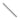 14K White Gold 24 inch 1.05mm Diamond-cut Spiga with Lobster Clasp Chain - Image 1