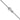 14K White Gold 30 inch .85mm Spiga with Spring Ring Clasp Chain - Image 3