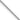 14K White Gold 30 inch .85mm Spiga with Spring Ring Clasp Chain - Image 5
