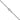 14K White Gold 20 inch 1.05mm Spiga with Spring Ring Clasp Chain - Image 3