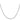 14K White Gold Forzantine Cable Chain - 22 Inch, 1.8mm Thickness - Image 2