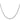 14K White Gold 20" Forzantine Cable Chain with Lobster Clasp - Image 2