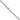 14K White Gold 20" Forzantine Cable Chain with Lobster Clasp - Image 3