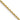 14K Yellow Gold 14 inch 1.4mm D/C Round Open Link Cable Chain - Image 5