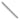 14K White Gold 20" Open Link Cable Chain with Lobster Clasp - Image 1