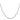 14K White Gold 20" Open Link Cable Chain with Lobster Clasp - Image 2