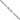 14K White Gold 24" Round Open Link Cable Chain with Lobster Clasp - Image 3