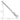 14K White Gold Diamond-Cut Parisian Wheat Anklet with Lobster Clasp - Image 5