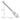 14K White Gold 9 inch 1.5mm Diamond-cut Parisian Wheat with Lobster Clasp Anklet - Image 2