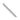14K White Gold 24" Spiga Chain with Lobster Clasp - Image 1