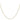 14k Yellow Gold 16" Forzantine Cable Chain Necklace - Image 2