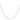 14k White Gold 18 inch .8mm Forzantine Cable Chain - Image 2