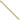 14k Yellow Gold 16 inch 1.4mm D/C Forzantine Cable Chain - Image 1