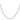 14k White Gold Beveled Paperclip Chain Necklace - Image 2
