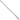 14k White Gold Beveled Paperclip Chain Necklace - Image 1