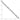 14k White Gold Beveled Paperclip Chain Necklace - Modern Elegance - Image 3