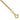 14K Gold Singapore Chain Anklet with Spring Ring Clasp - 10 Inches - Image 1