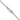 14K White Gold 1mm Round Open Link Cable Chain - 14 Inch - Image 4