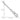 14K White Gold 10 inch 1.2mm Diamond-cut Beaded with Lobter Clasp Anklet - Image 2