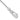 14K White Gold Spiga Anklet with Lobster Clasp - 10 Inch - Image 1