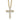 10k Gold Diamond Cross Necklace - 18 Inch Modern Faith Jewelry - Image 1