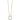 14k Gold Diamond Circle Necklace – 18 Inch, Polished Elegance - Image 2