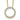14k Gold Diamond Circle Necklace – 18 Inch, Polished Elegance - Image 1