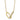 14K Gold Interlocked Diamond Paperclip Link Necklace, 18-Inch - Image 1