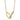 14K Gold Interlocked Diamond Paperclip Link Necklace, 18-Inch - Image 1
