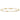 14k Yellow Gold Bezel-Set Diamond Cable Chain 5-Station Bracelet, 7 Inch - Image 3
