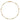 14k Yellow Gold Complete 1/8 carat Bezel-set Diamond and Cable Chain 8-Station 9 inch Anklet - Image 4
