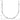 14k White Gold Complete 1/4 carat Bezel-set Diamond and Cable Chain 16-Station 16 inch Necklace - Image 3