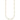 14k Yellow Gold Bezel-Set Diamond Cable Chain Necklace, 16 Inches - Image 2