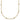 14k Yellow Gold Bezel-Set Diamond Cable Chain Necklace, 16 Inches - Image 1