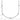 14k White Gold Complete 1/3 carat Bezel-set Diamond and Cable Chain 13-Station 16 inch Necklace - Image 3