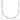14k White Gold Bezel-Set Diamond Cable Chain Necklace - 18 Inches - Image 5