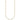 14k Yellow Gold Complete 3/8 carat Bezel-set Diamond and Cable Chain 16-Station 16 inch Necklace - Image 2