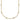14k Yellow Gold Bezel-Set Diamond Cable Chain Necklace - 18 Inches - Image 1