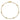 14k Yellow Gold Bezel-Set Diamond Cable Chain 7-Inch Bracelet - Image 4